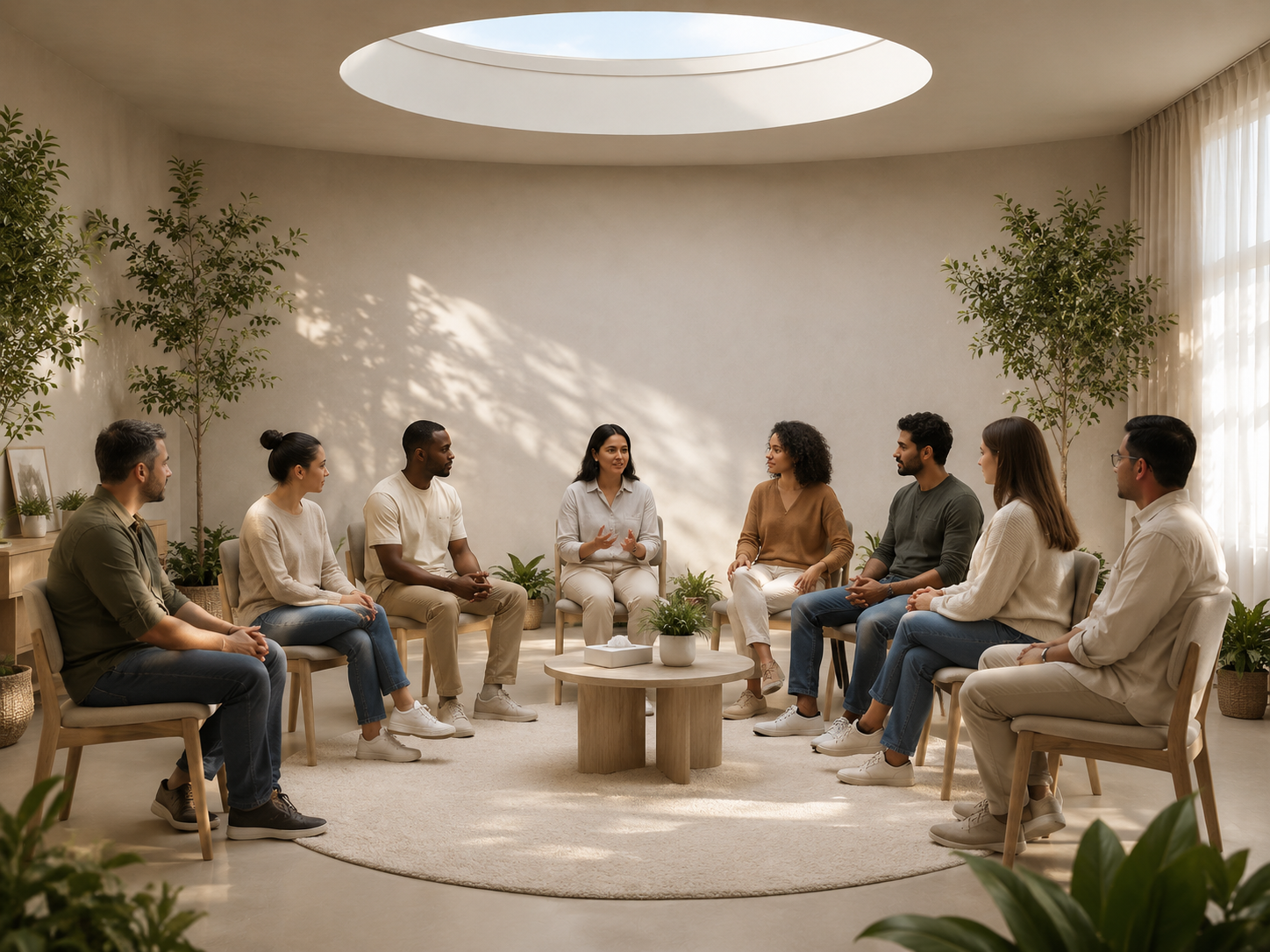 Support circle group session