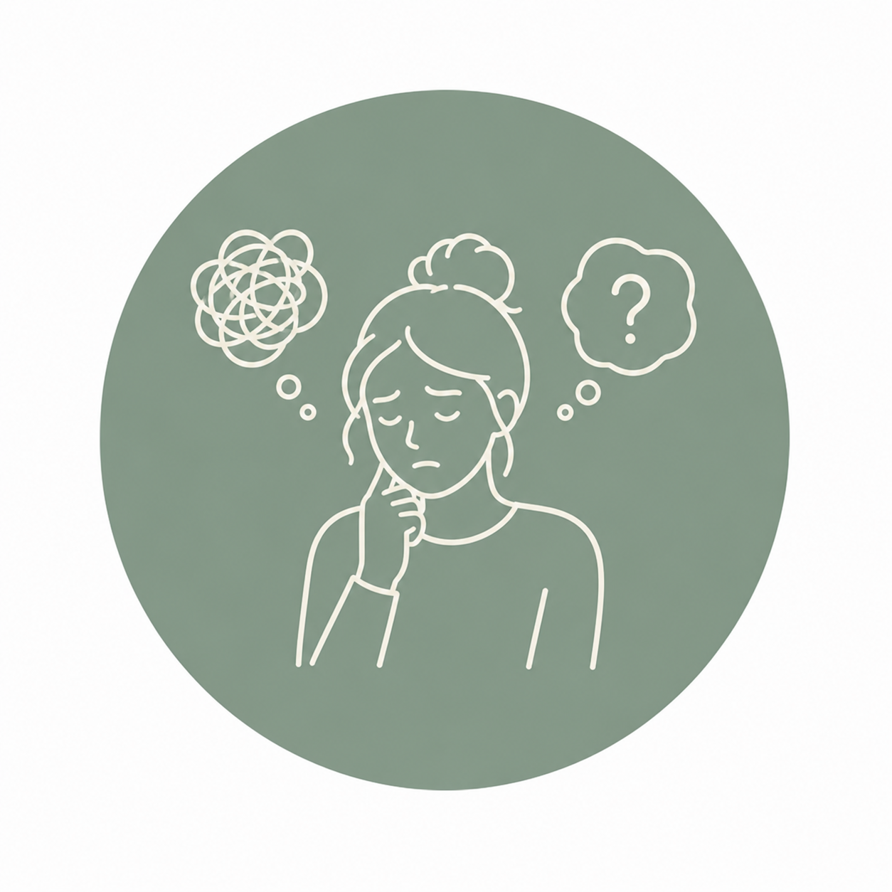 Carrying self-doubt icon